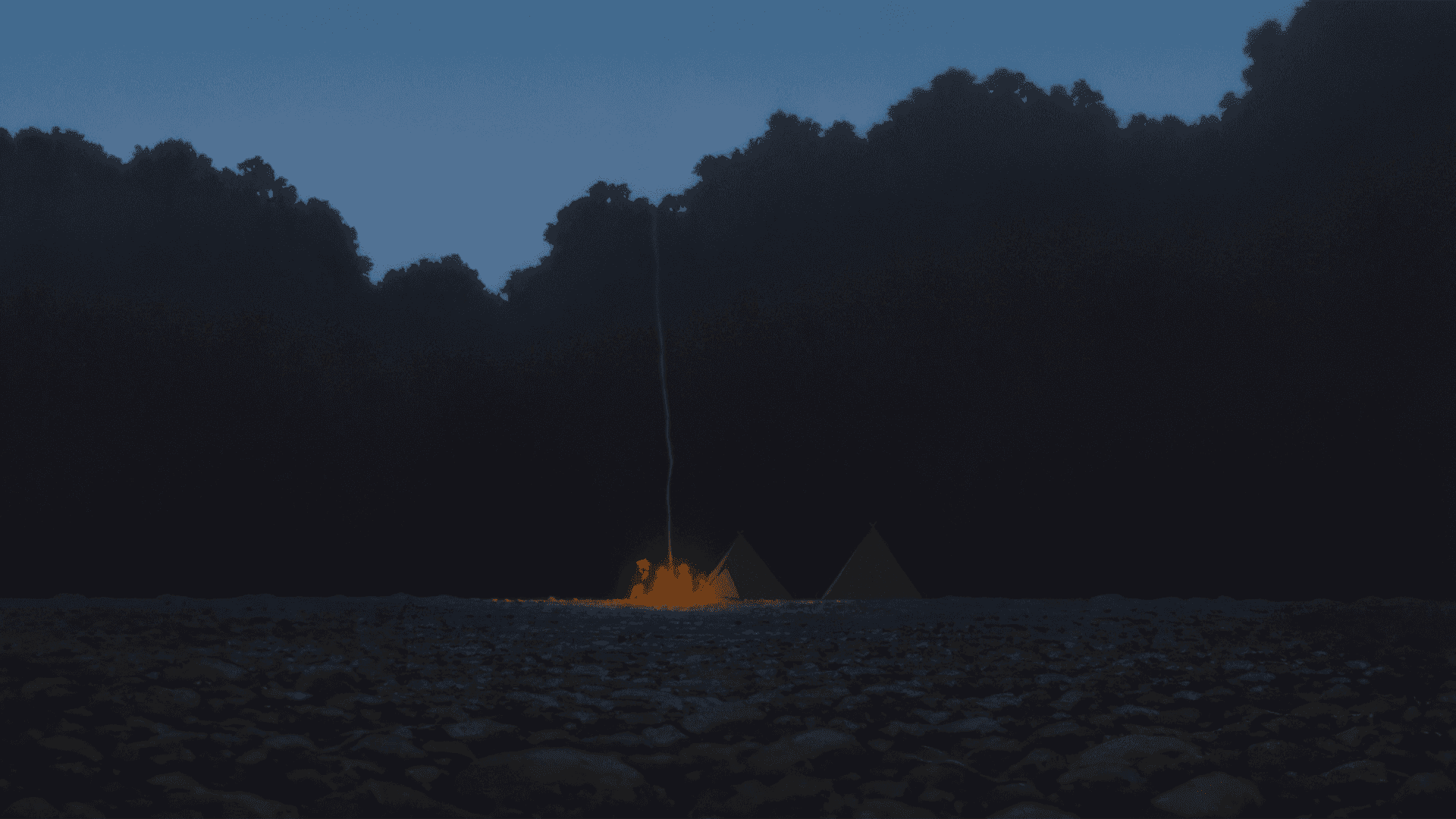 A Campfire In The Middle Of The Night