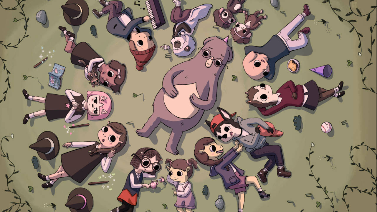Camp Camp Squad In Forest Wallpaper