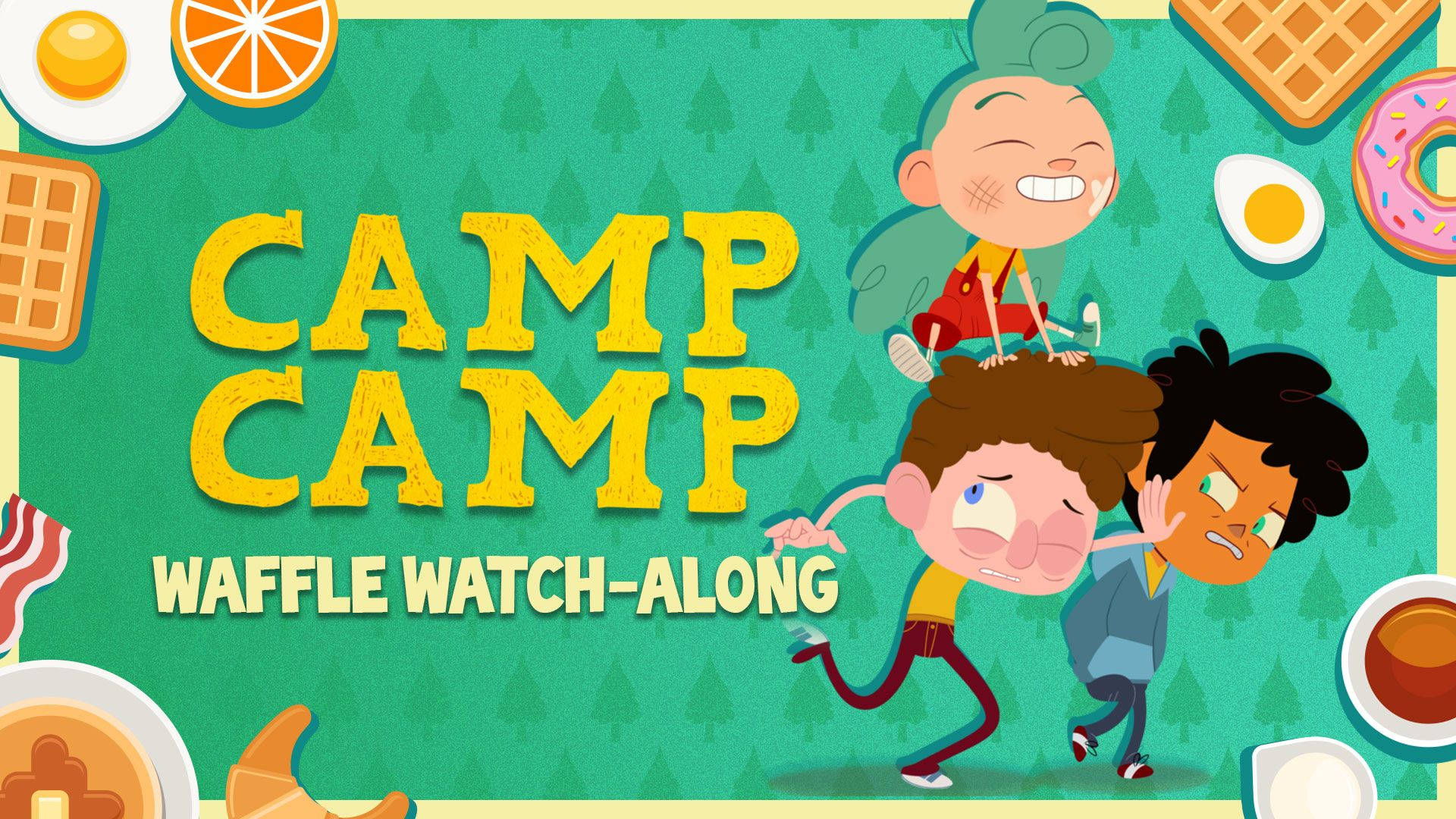 Camp Camp Waffle Watch-along Wallpaper