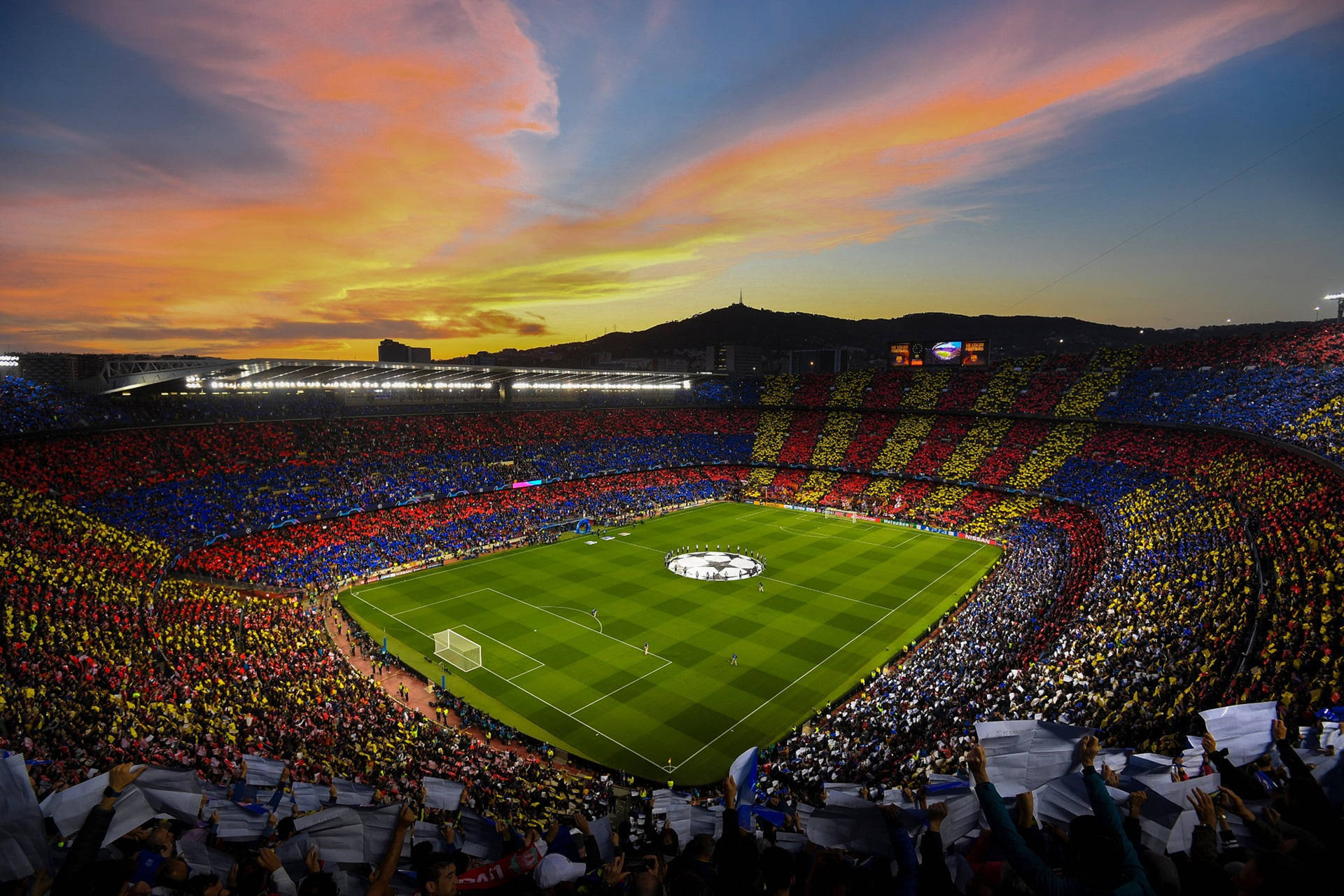 Camp Nou Football Stadium Wallpaper