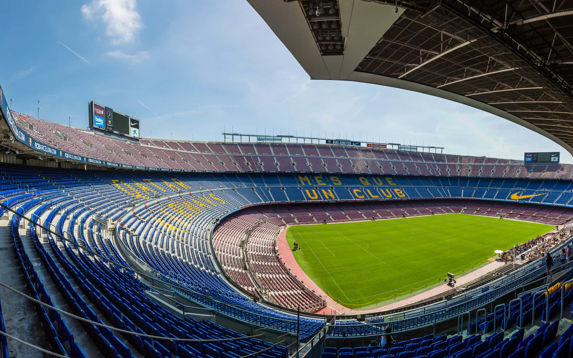 Camp Nou Stadium Panorama Wallpaper