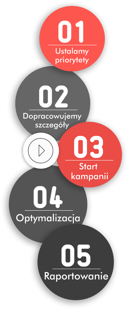 Campaign Steps Infographic Polish PNG