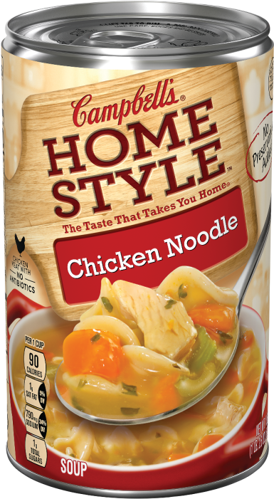 Campbells Homestyle Chicken Noodle Soup Can PNG