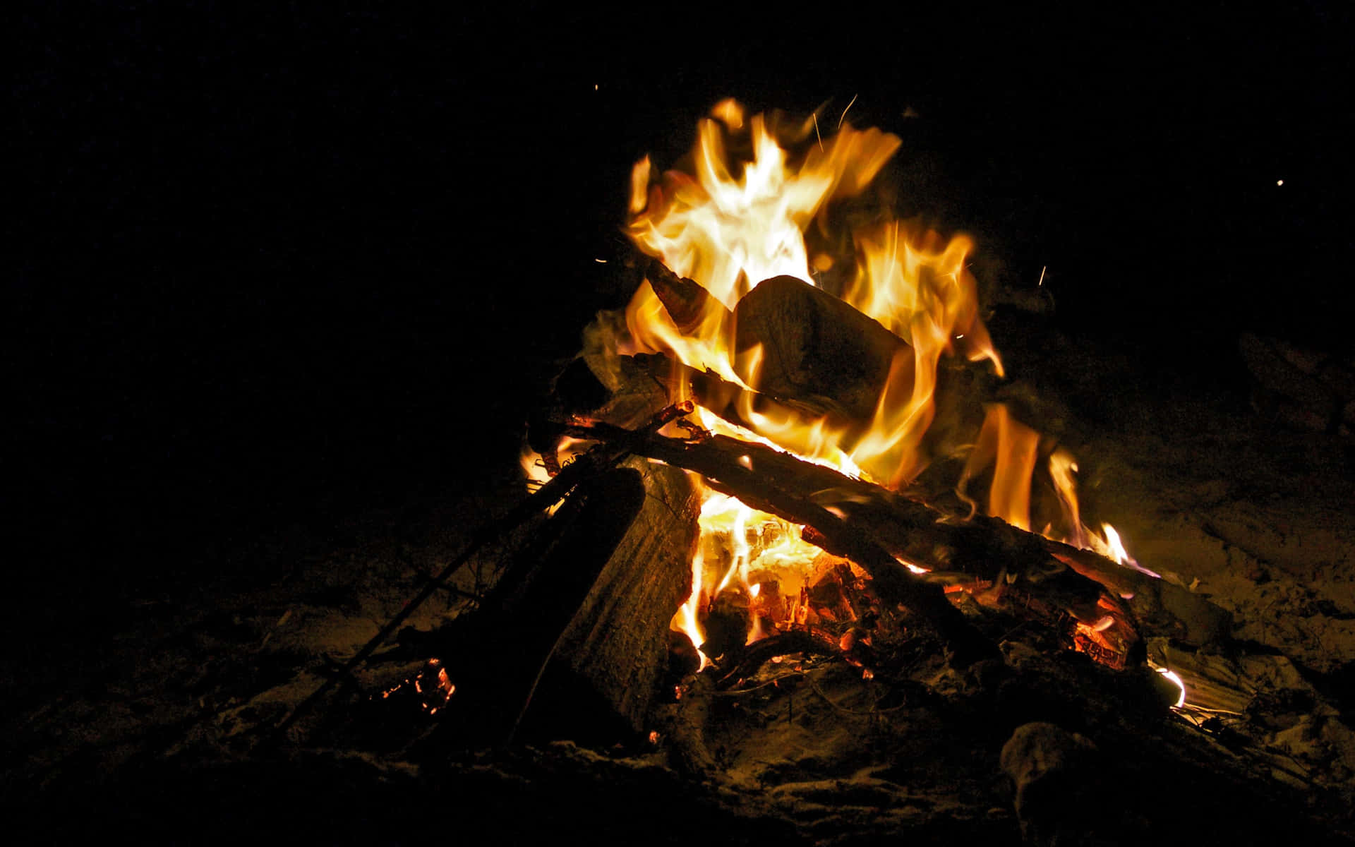 Campfire3444 X 2152 Bakgrund