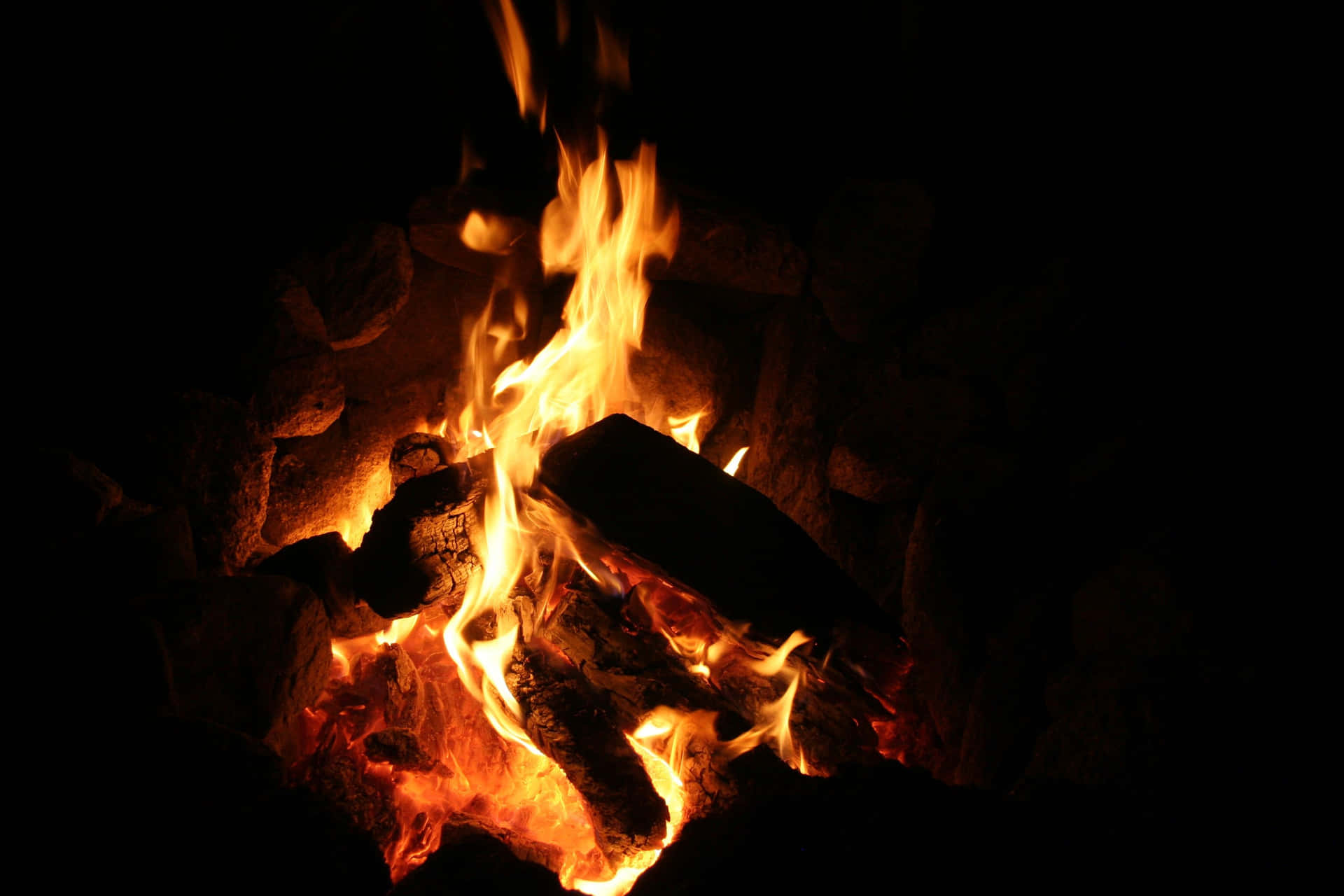 Warm and Cozy Campfire