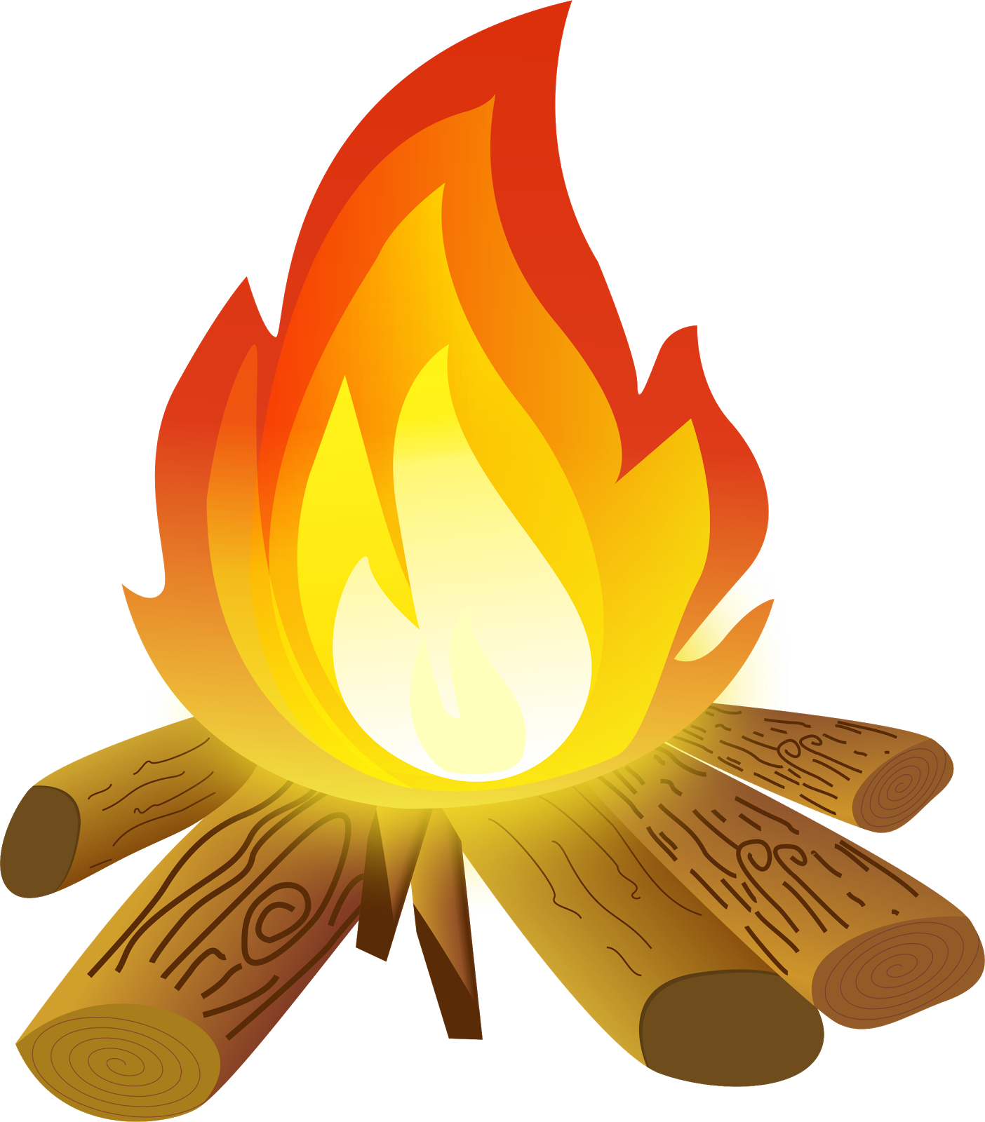 Campfire Graphic Illustration PNG