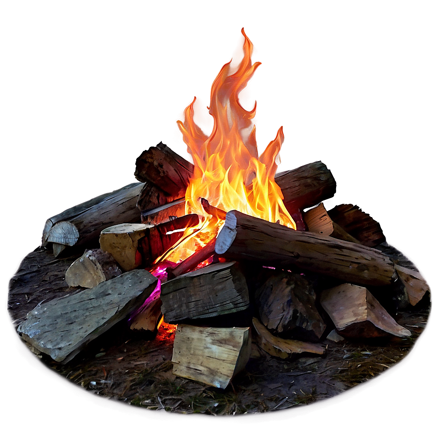 Campfire On Mountain Top Png Dsm PNG