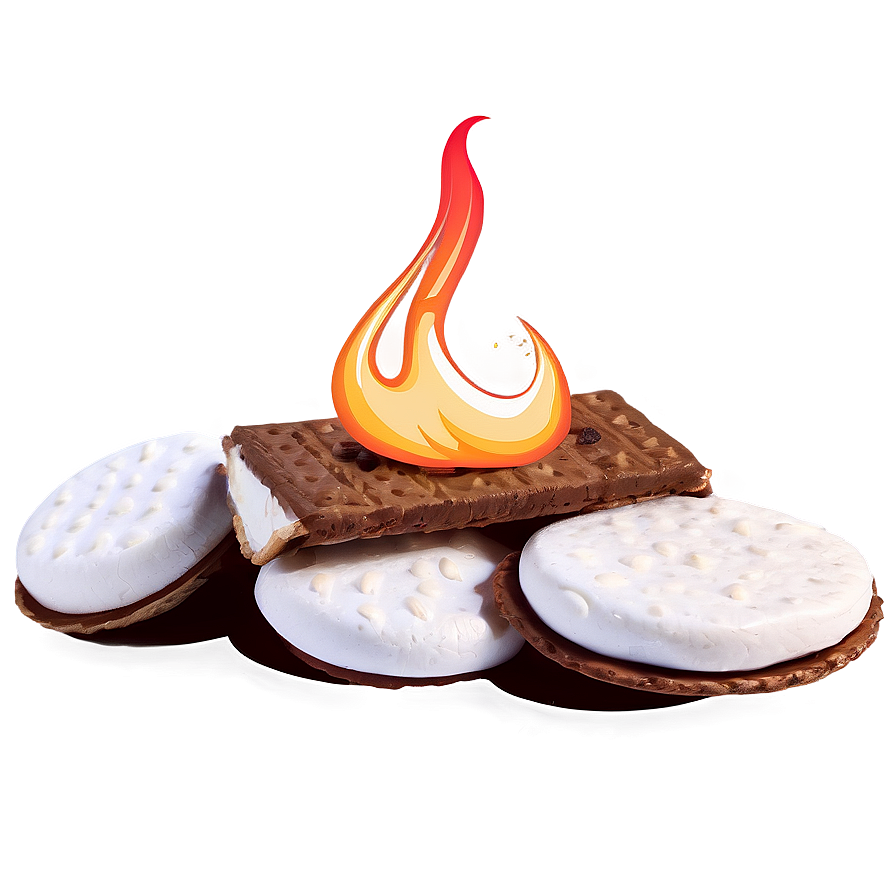 Download Campfire With S'mores Png 05242024 | Wallpapers.com