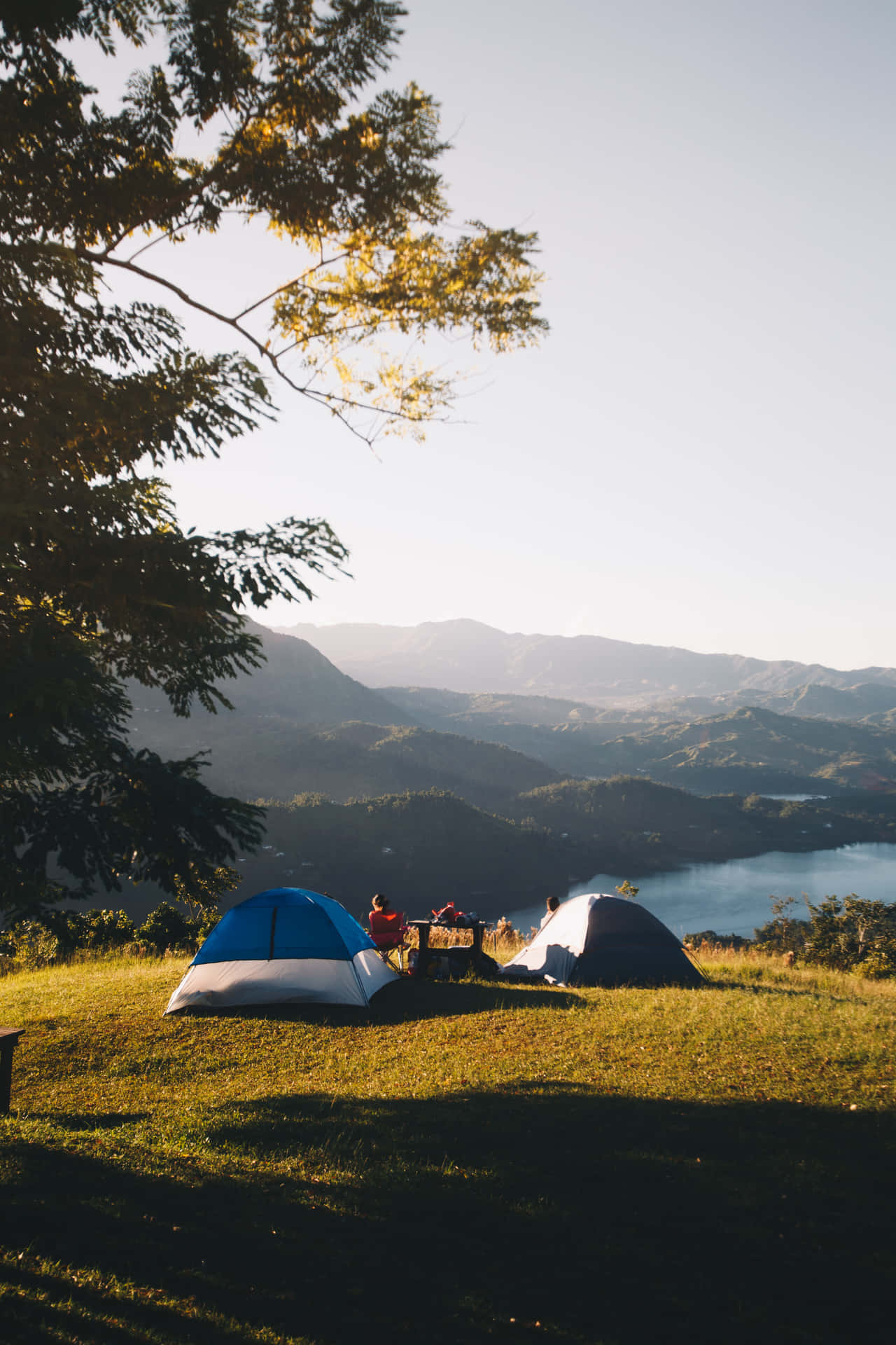 Zurückzur Natur Beim Camping