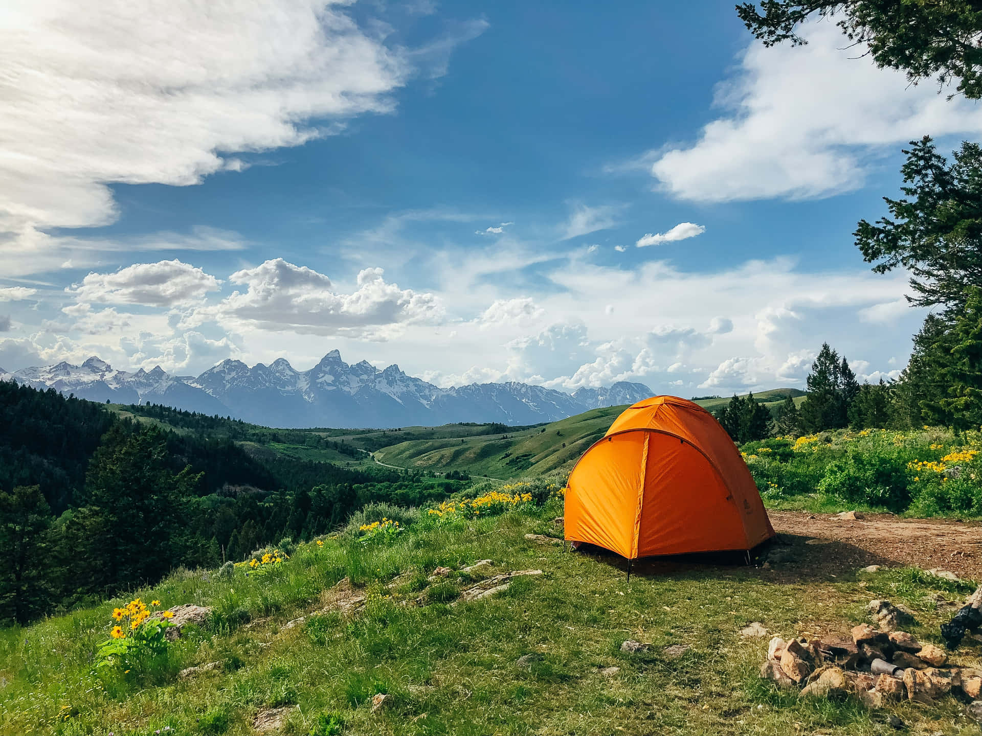Enjoy the tranquility of camping by escaping to beautiful nature