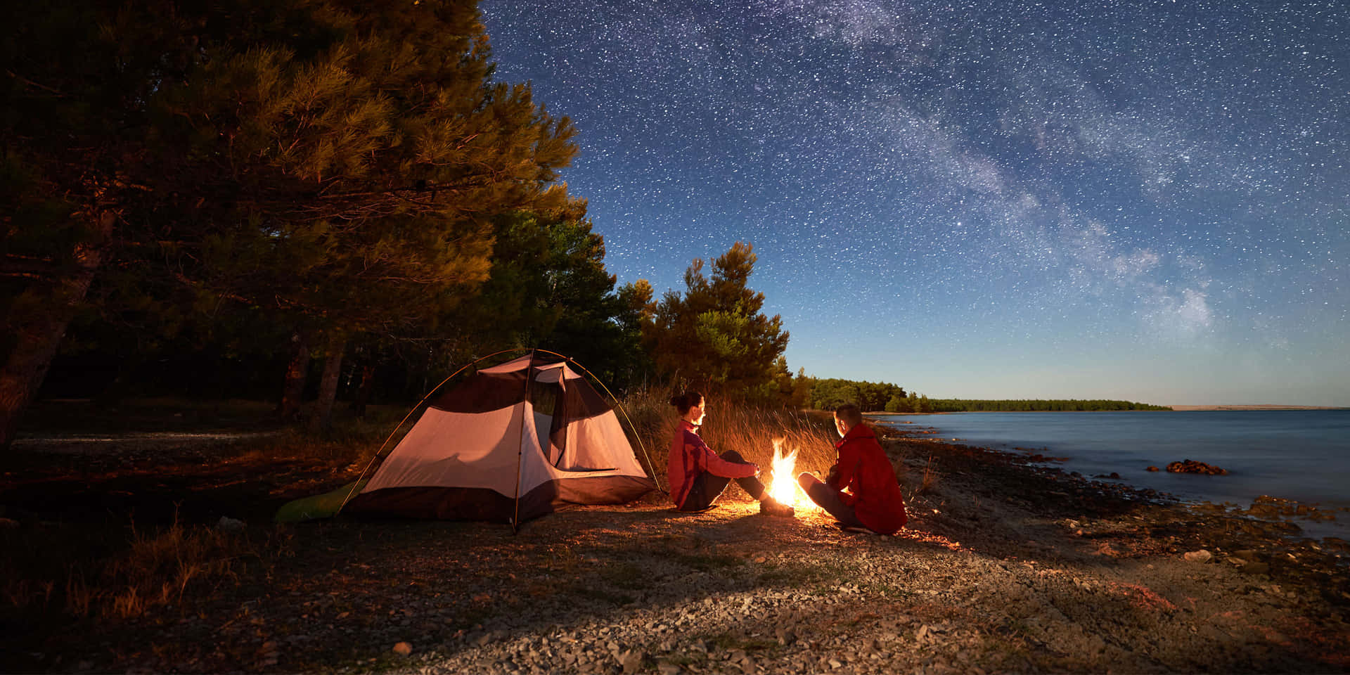Enjoy the beauty of nature by going camping!