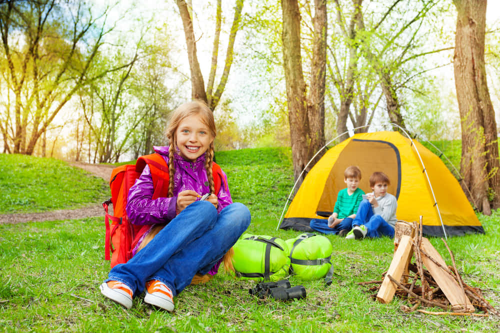 Take a stunning adventure in the great outdoors and camp under a starry night sky!