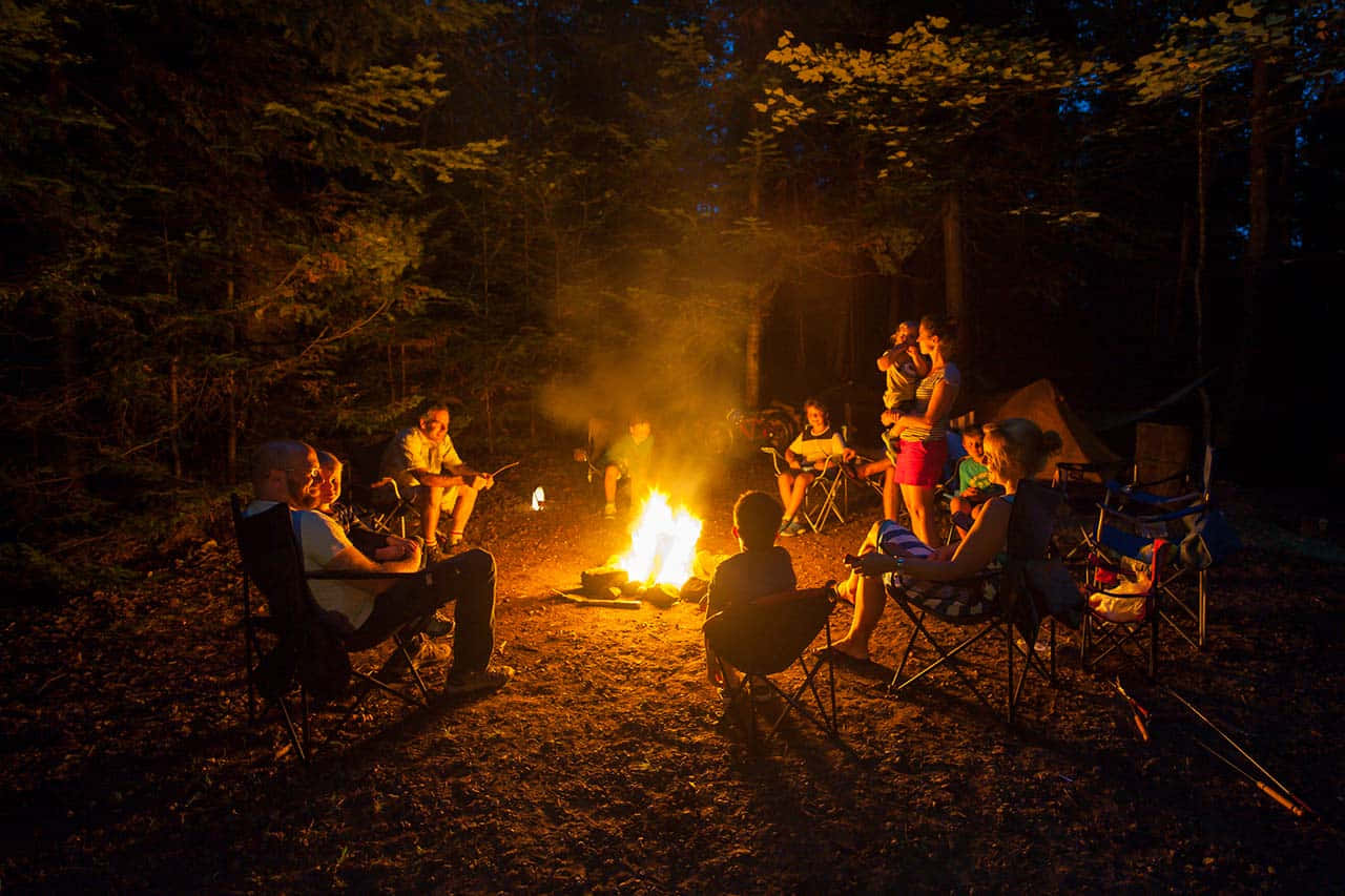 Enjoy the outdoors with a peaceful camping trip.