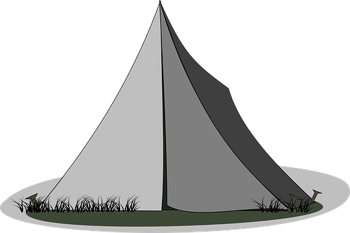 Camping Tent Illustration PNG