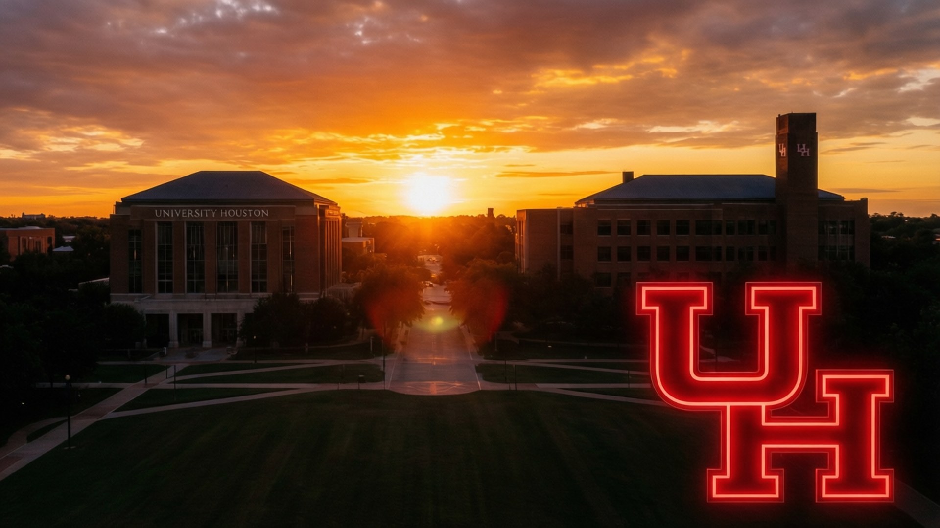 Campus Sunset Wallpaper