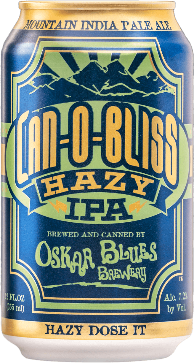 Can O Bliss Hazy I P A Oskar Blues Brewery PNG