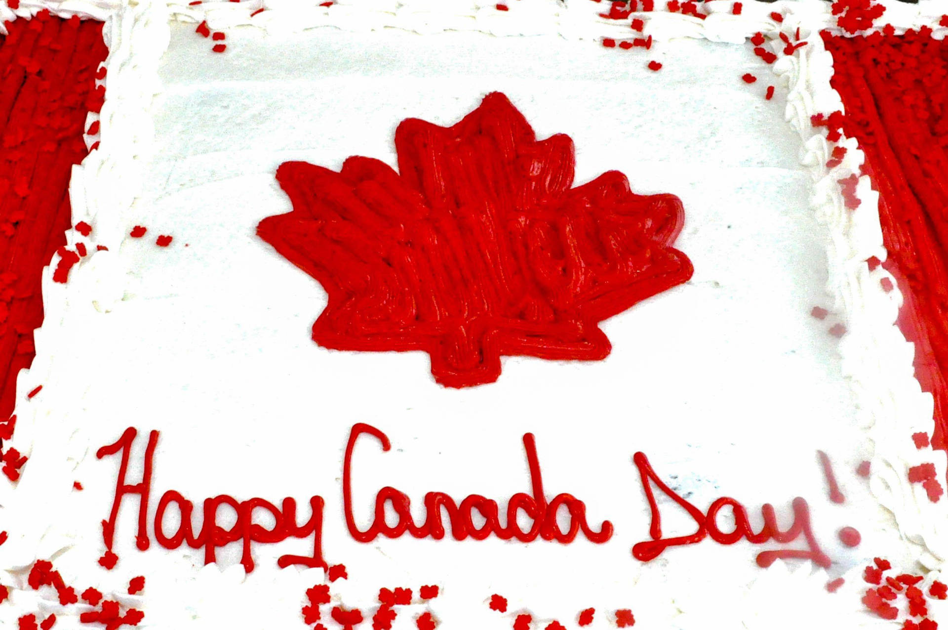 Canada Day Cake Wallpaper