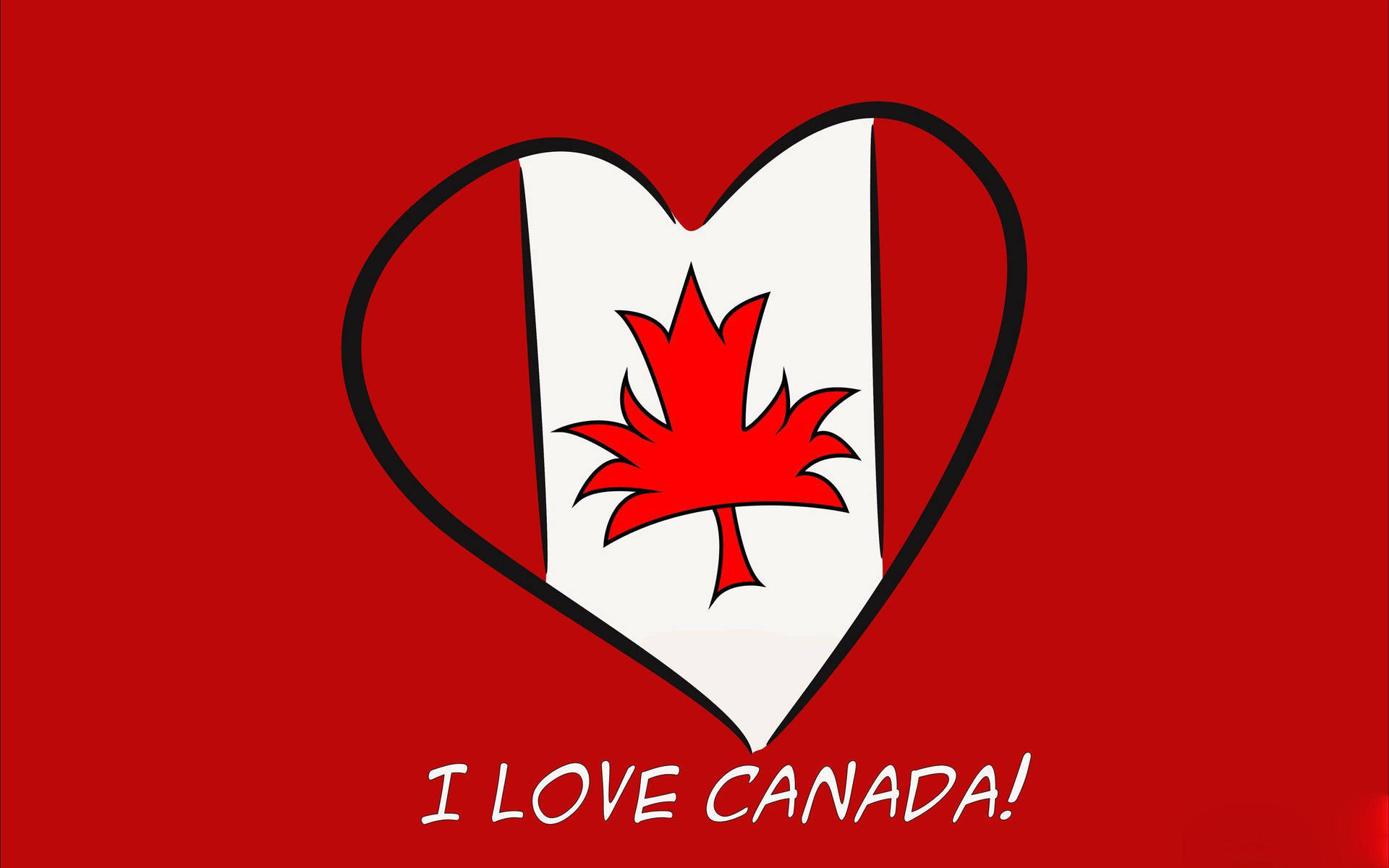 Canada Day Vector Art Wallpaper