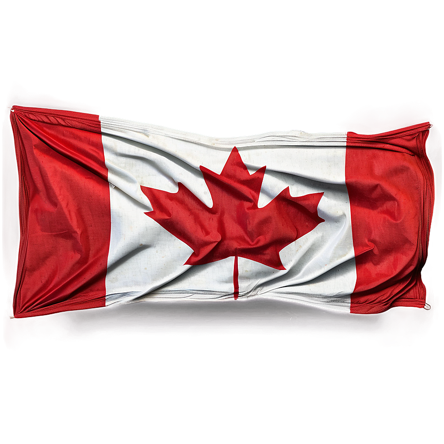 Canada Flag On Old Paper Texture Png 05232024 PNG