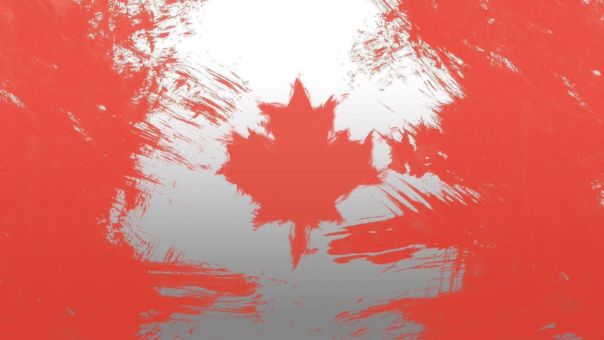 Canada Flag Strokes Wallpaper