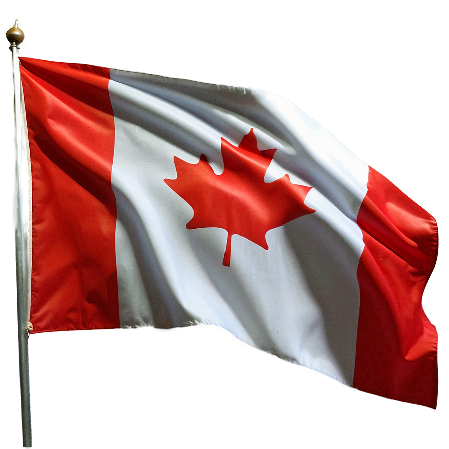 Canada Flag With Aurora Borealis Background Png 84 PNG