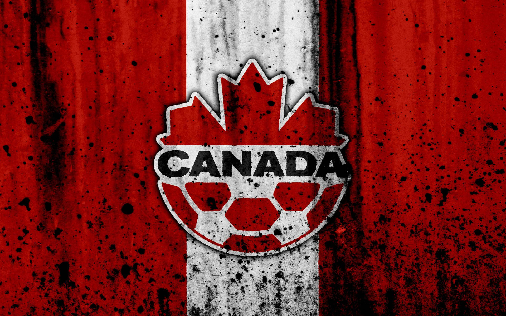 Canada National Football Team Grunge Logo