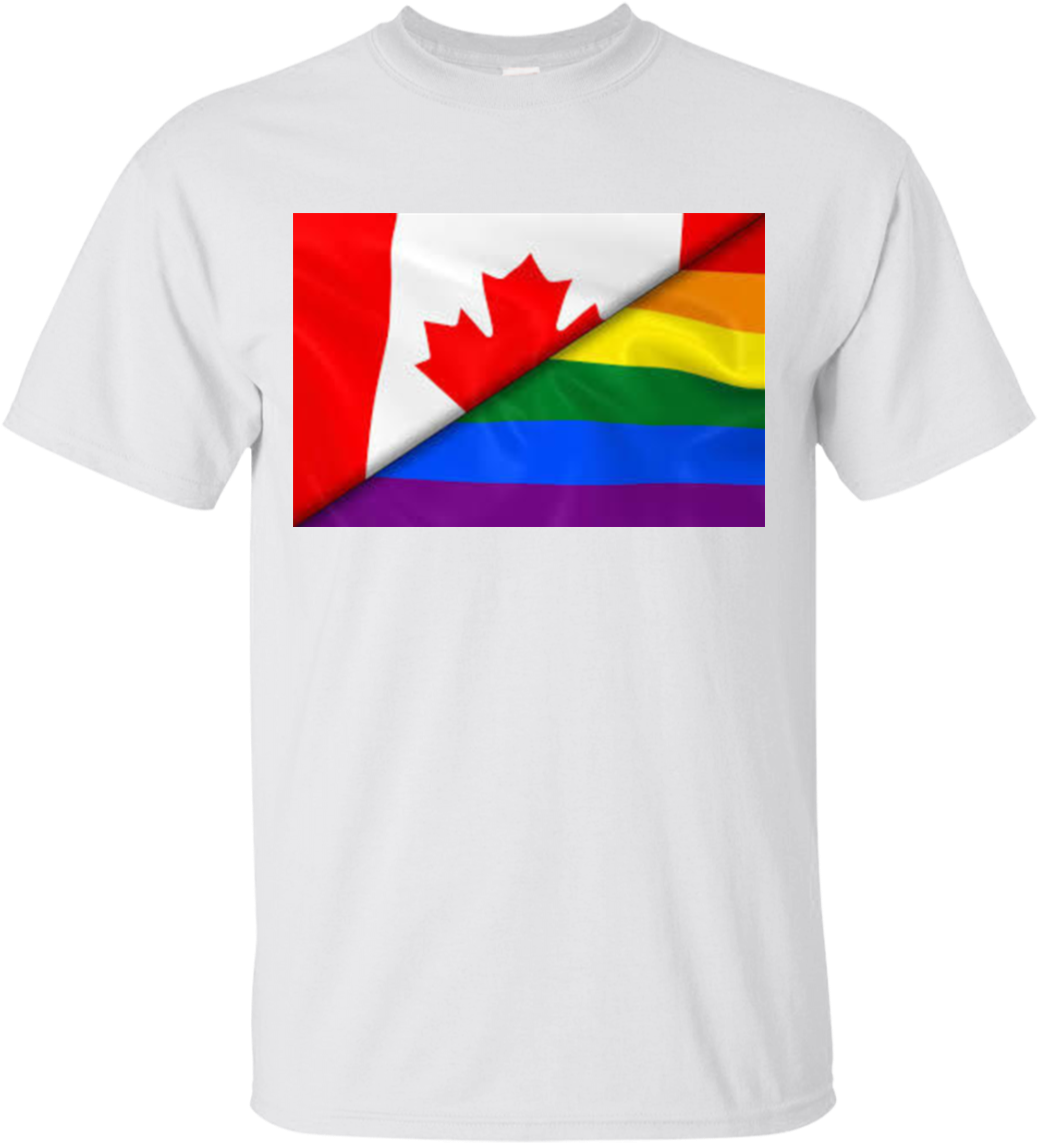 Canada Pride Flag T Shirt Design PNG