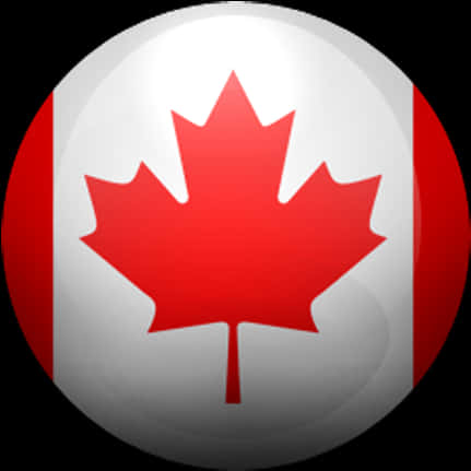 Canadian Flag Button PNG