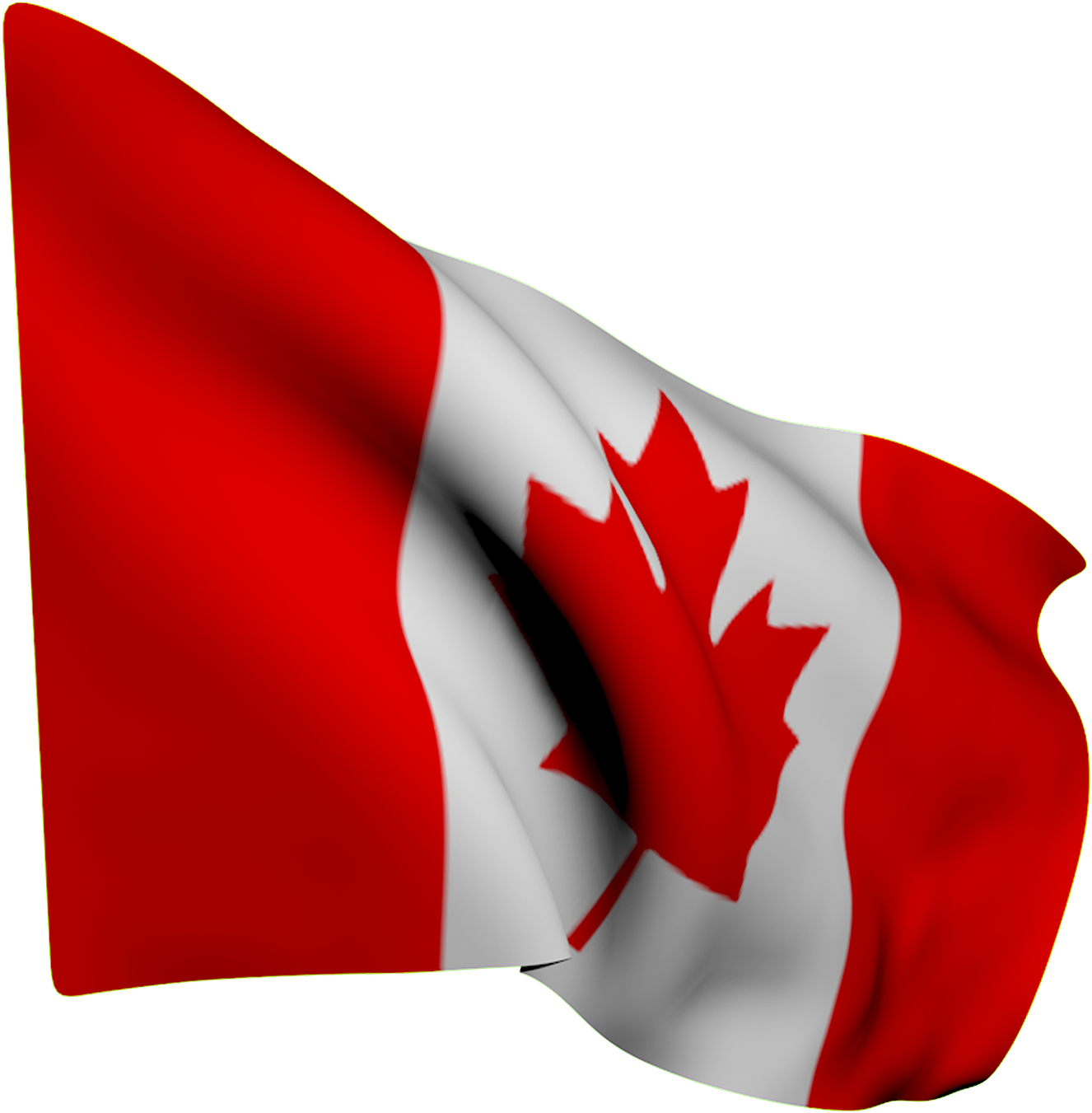 Canadian Flag Waving PNG