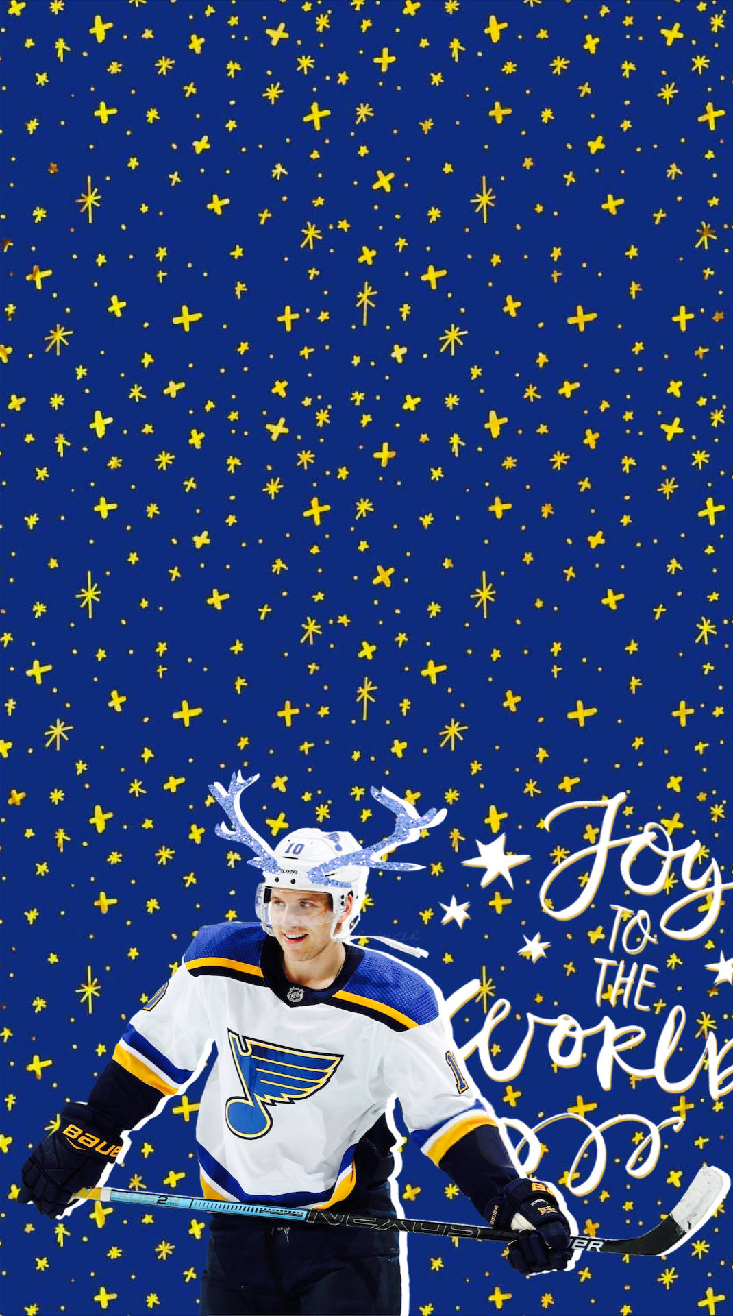 Canadian Ice Hockey Centre Brayden Schenn Christmas Card Wallpaper