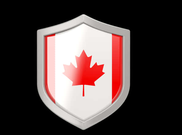 Canadian Maple Leaf Shield PNG