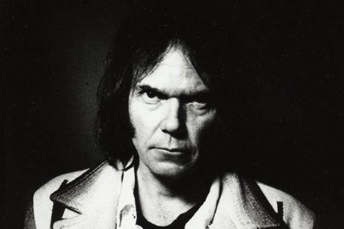Leggendadella Musica Canadese Neil Young Sfondo