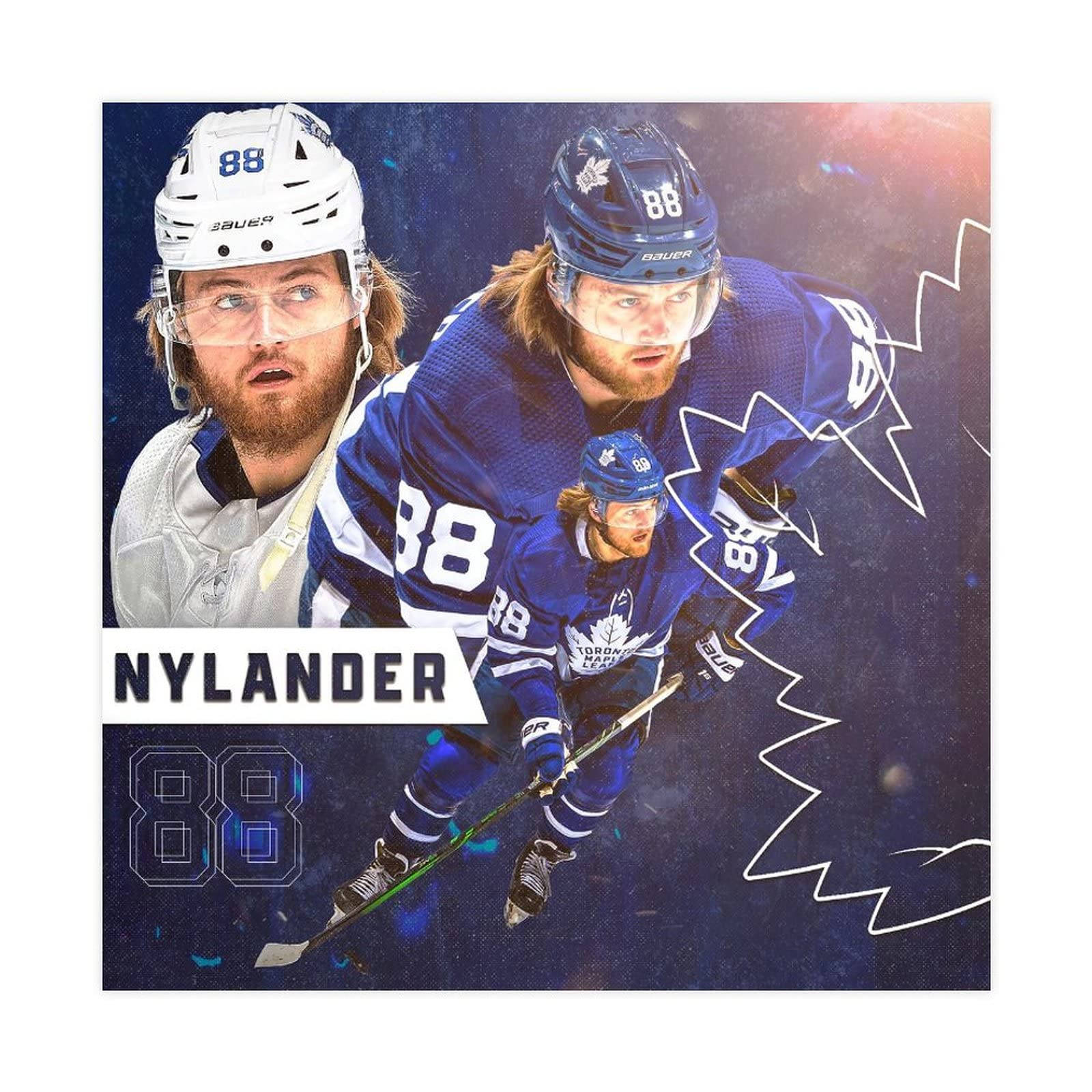 Canadian Nhl Player William Nylander Wall Art Poster Wallpaper