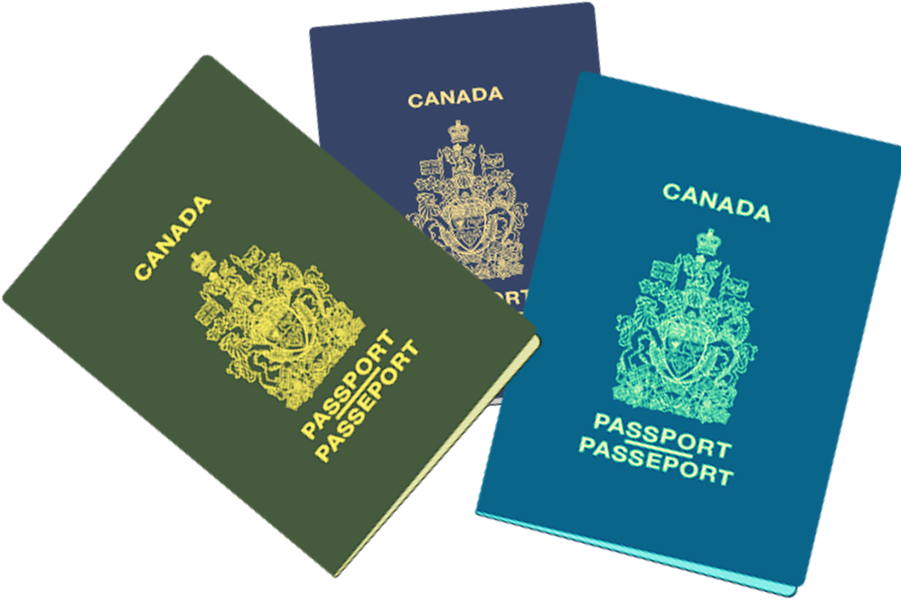 Canadian Passports Variety PNG