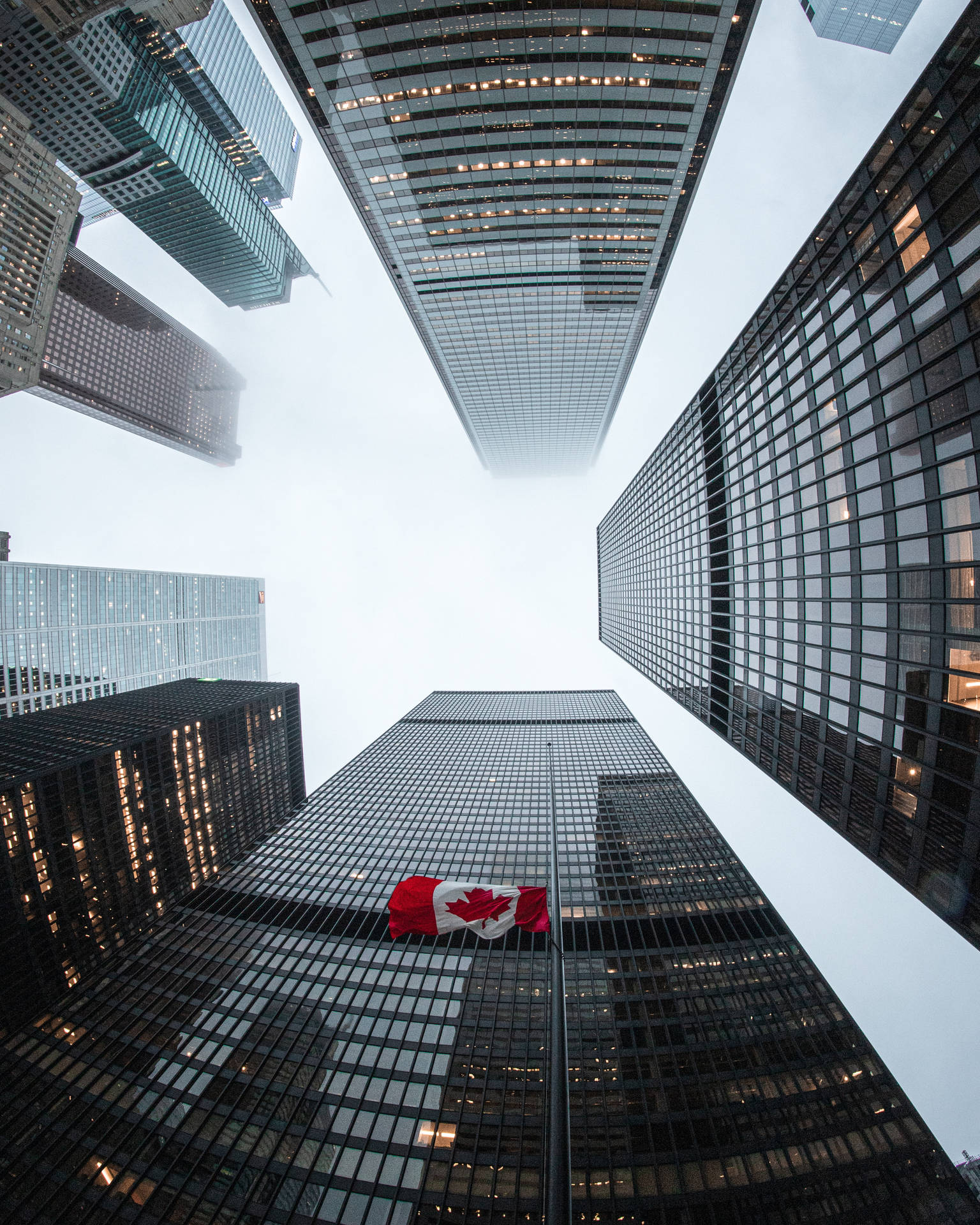 Kanadensiskahöga Skyskrapor Wallpaper