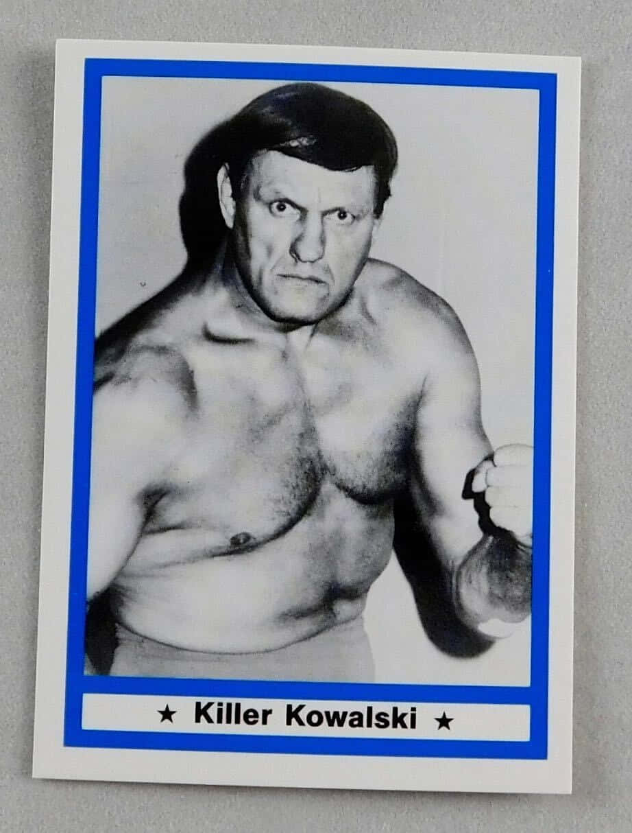 Lutadorcanadense Killer Kowalski Photocard. Papel de Parede