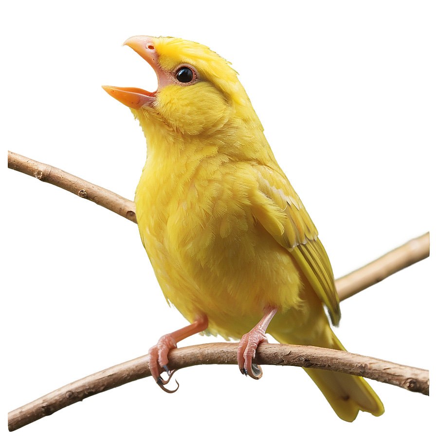 Download Canary Bird Singing Png 05032024 