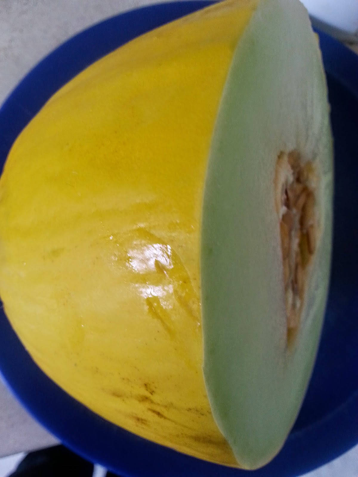 Canary Melon Cut In Half Wallpaper