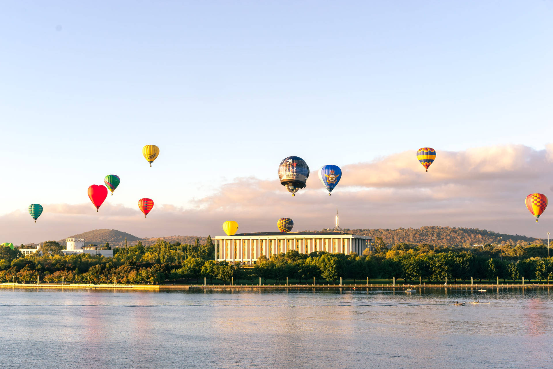 Canberra hot air balloons wallpaper