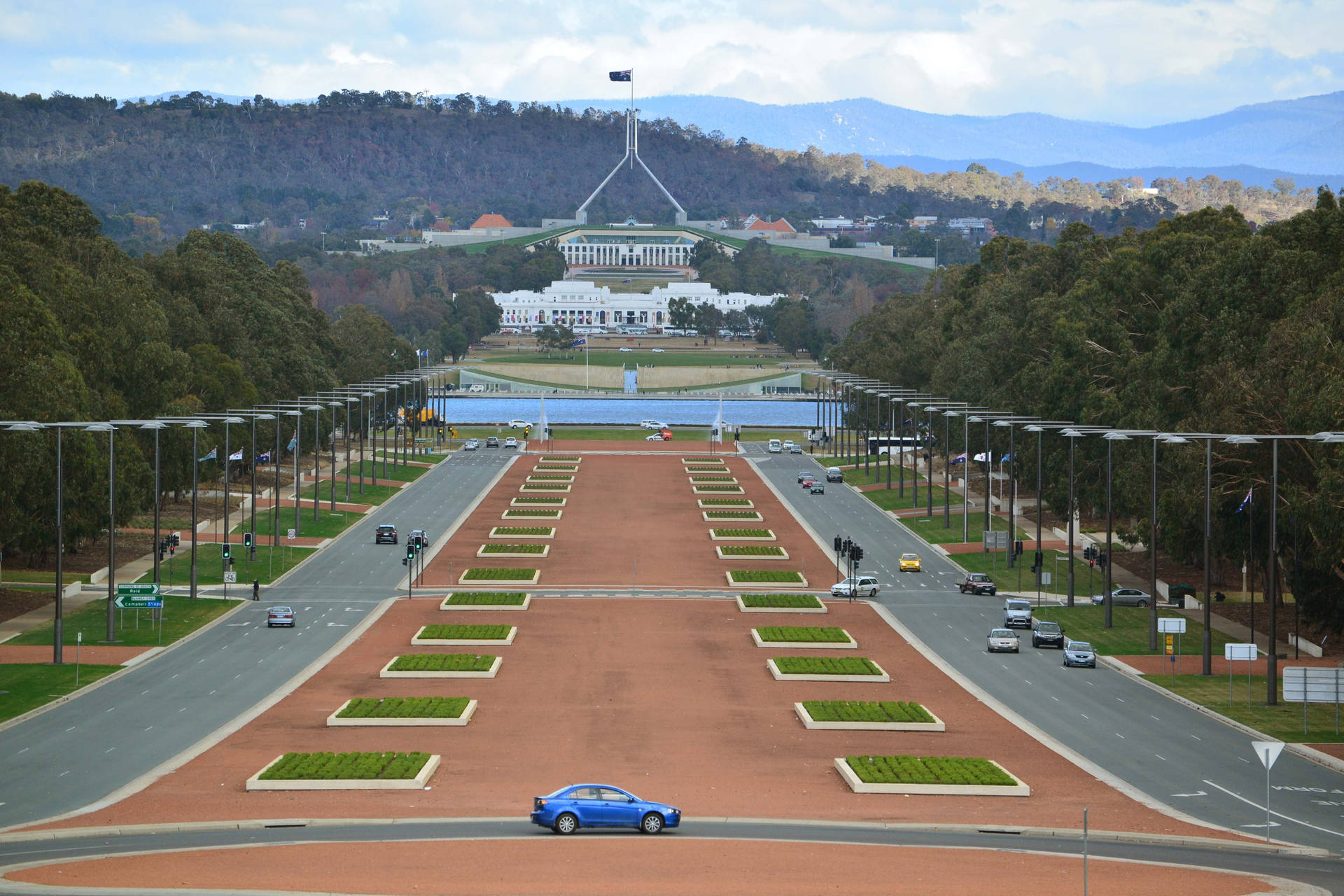 Casado Parlamento De Canberra. Papel de Parede