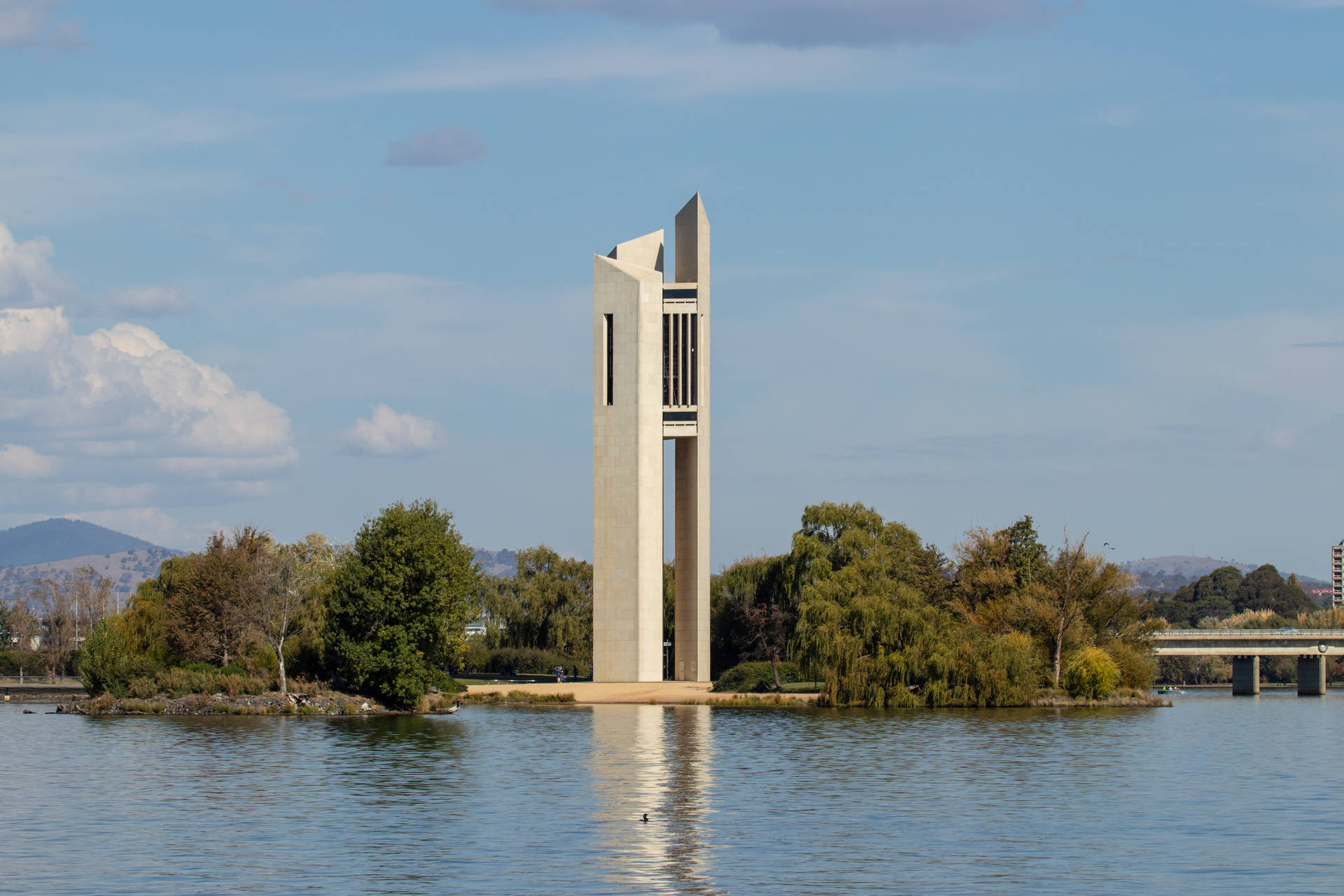 Canberra Il Carillon Nazionale Sfondo