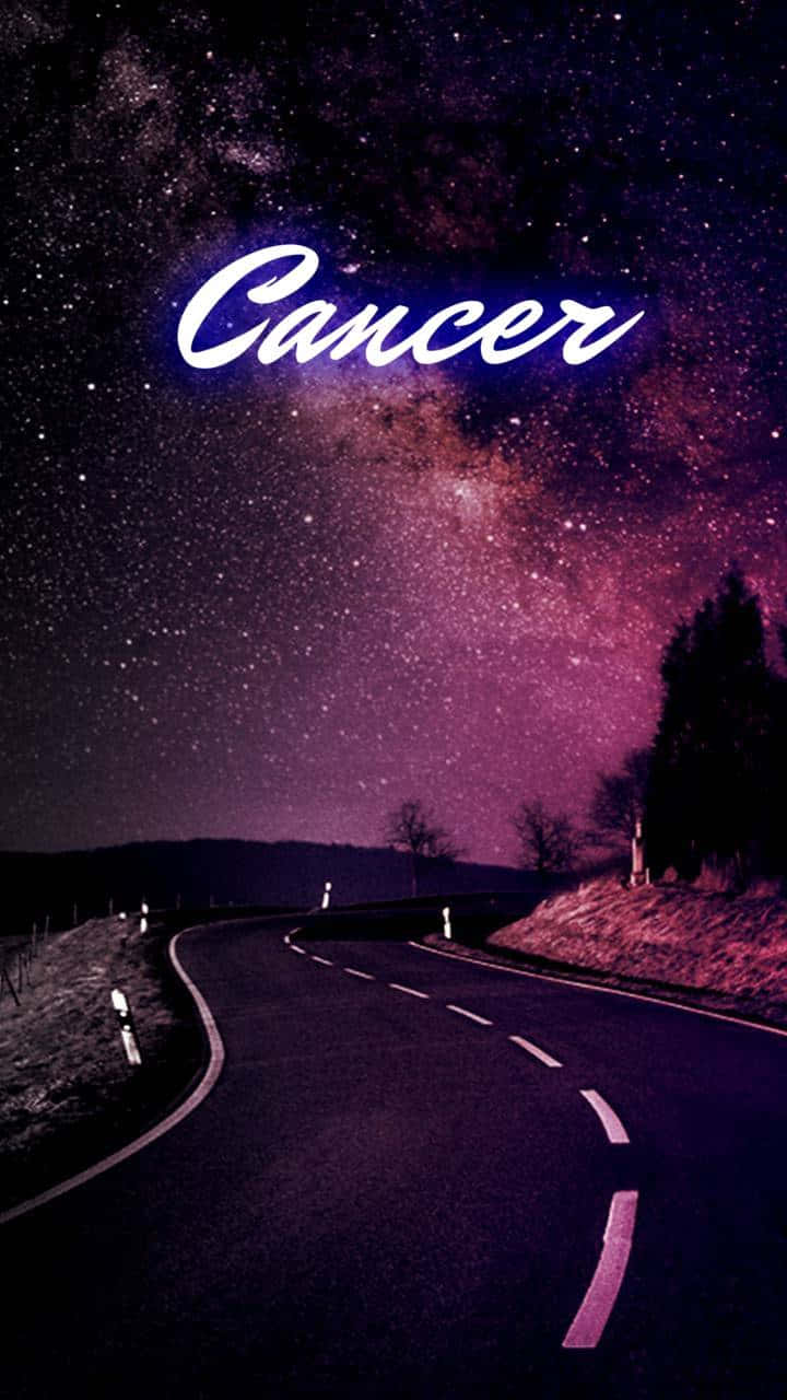 Cancer - A Purple Road With Stars In The Sky