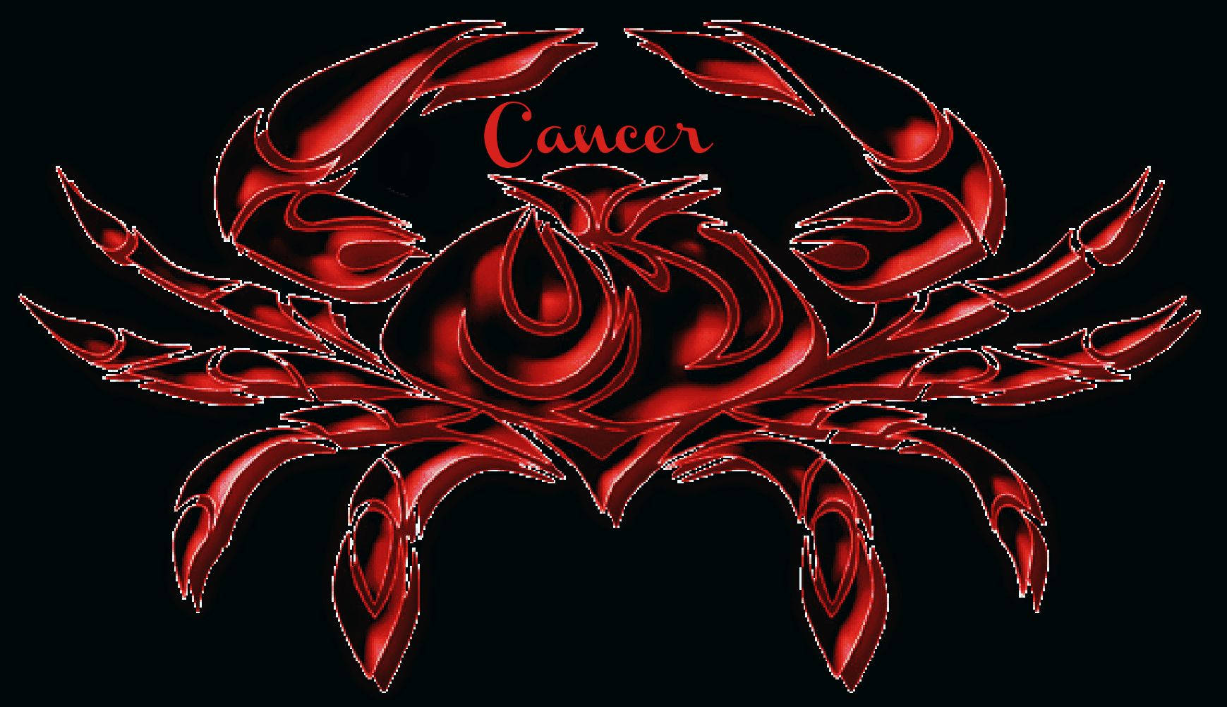 Cancerröd Krabba Digital Konst. Wallpaper