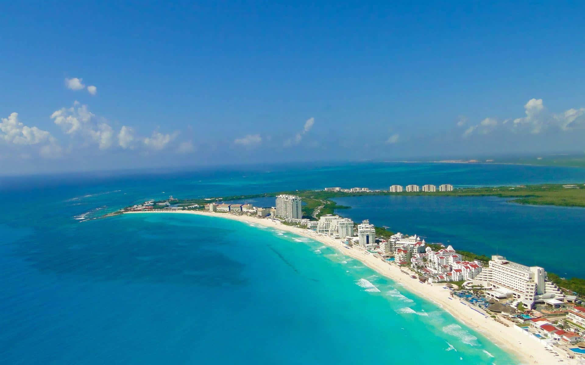 Cancún,costa Del Messico Sfondo
