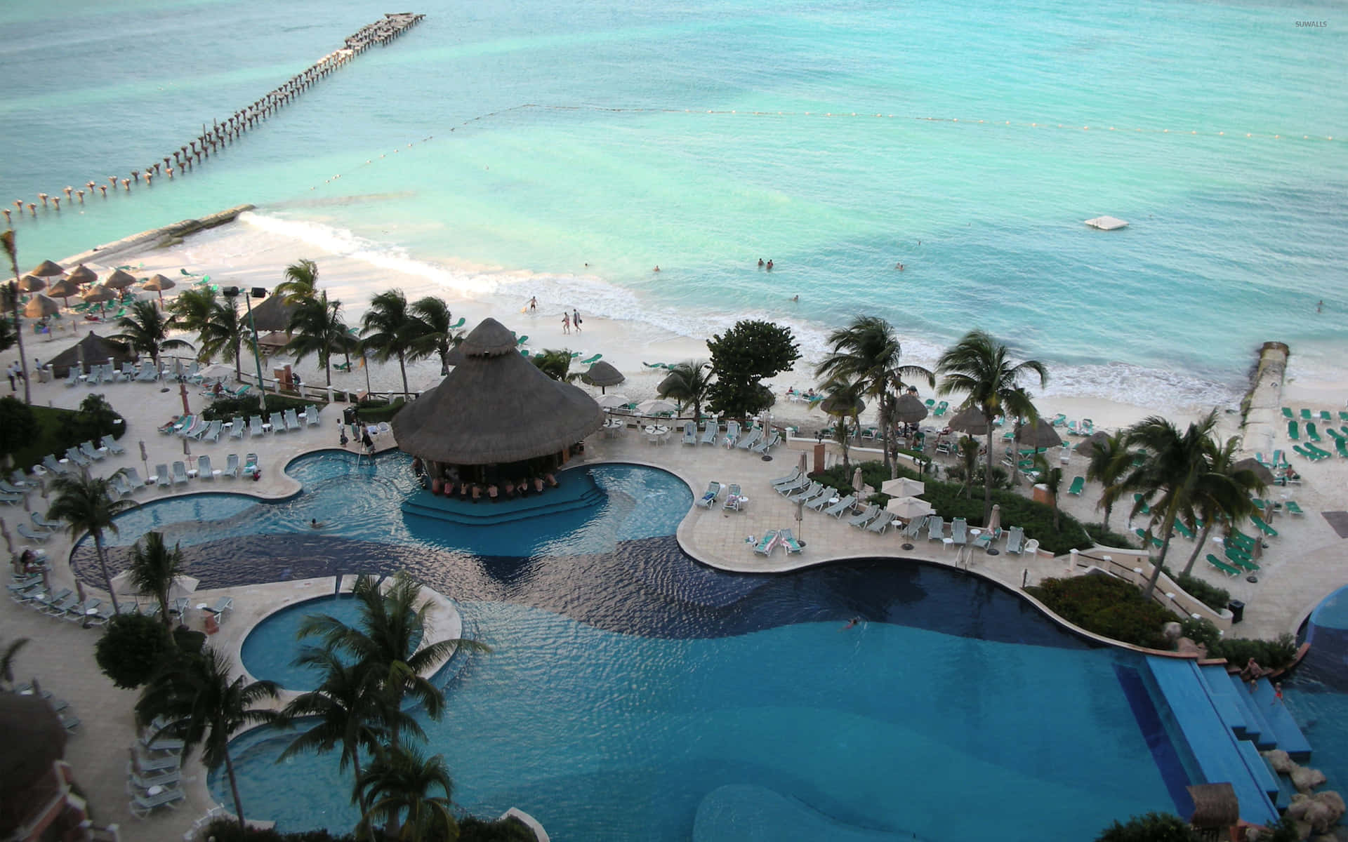 Cancún,méxico. Hotel Grand Fiesta Americana. Fondo de pantalla