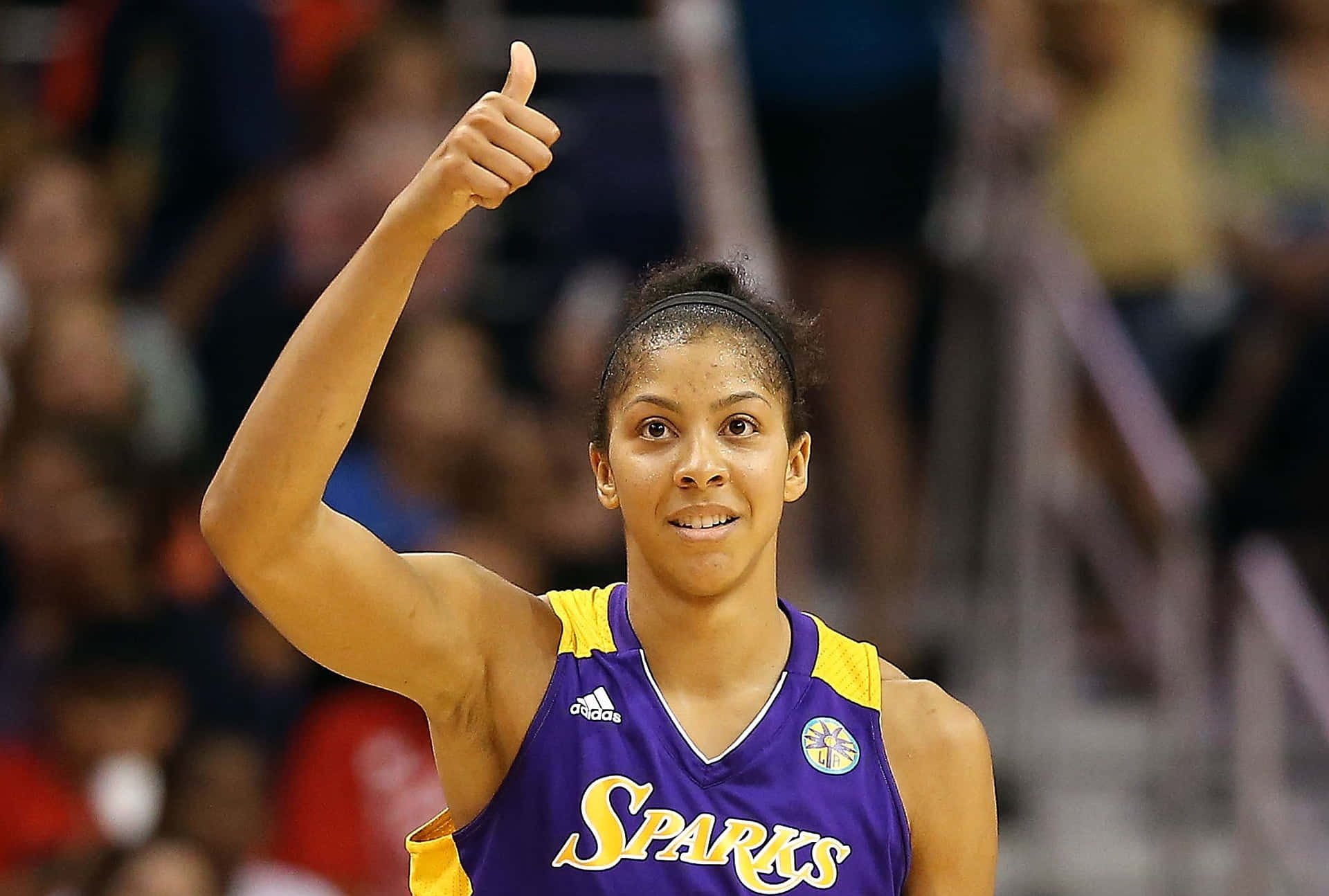 Candace Parker stares down the competition Wallpaper