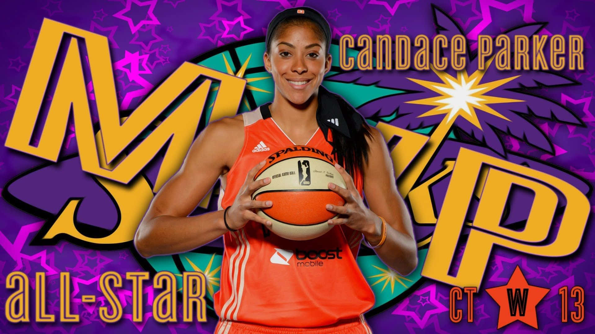 Candace Parker driving to the basket Wallpaper