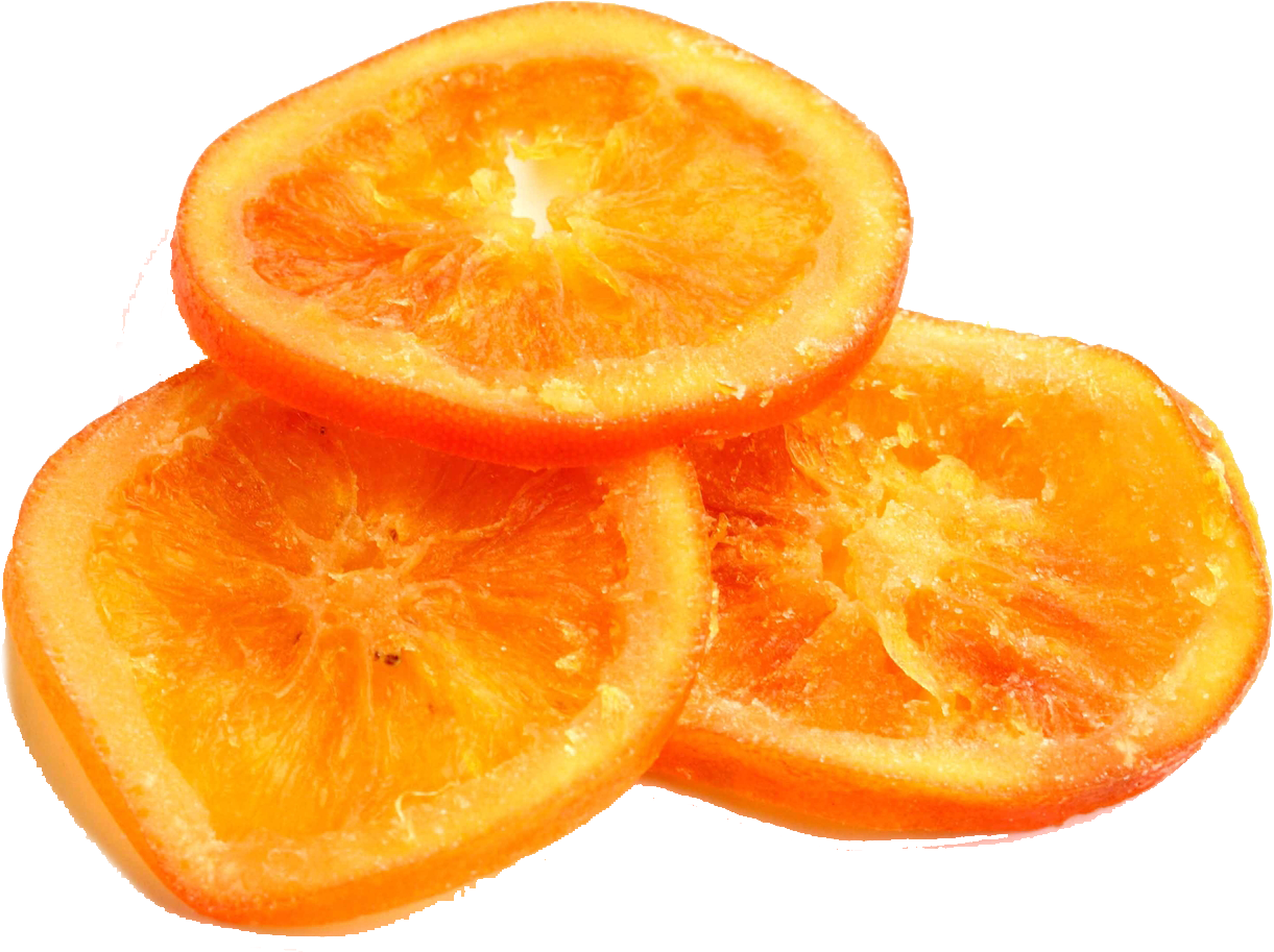 Candied Orange Slices Transparent Background PNG