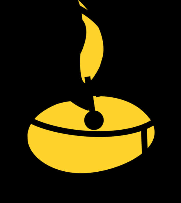 Candle Flame Graphic PNG
