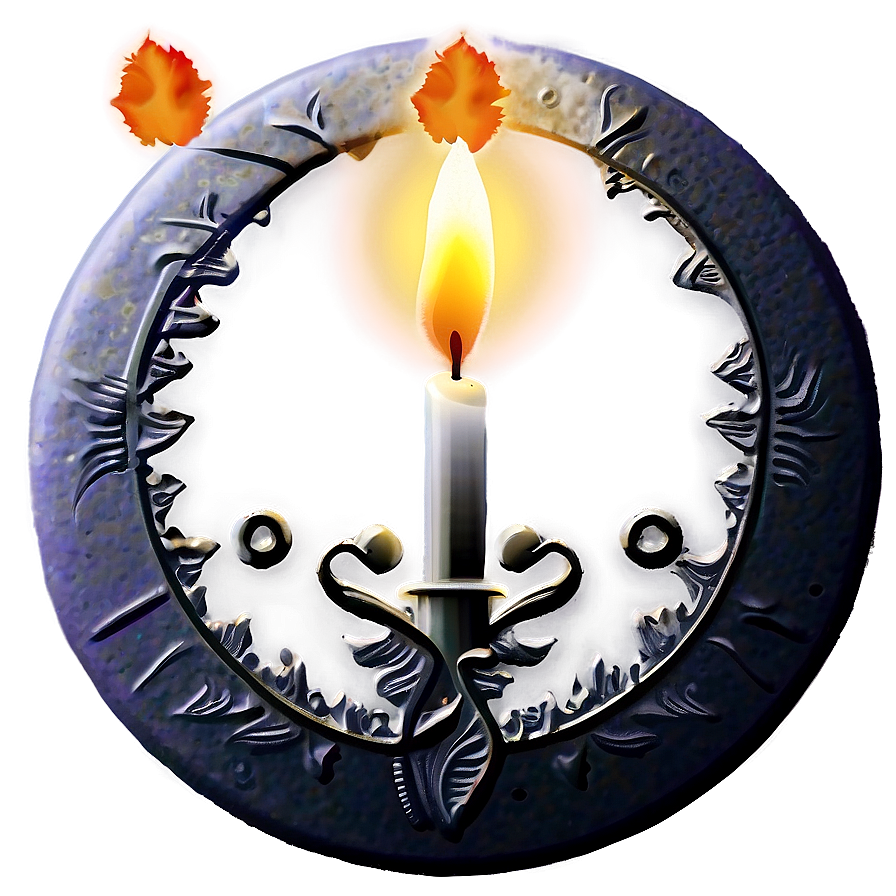 Candle Flame Serenity Png C PNG